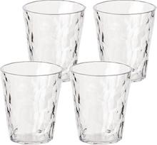 Koziol Plastikinės stiklinės Club No. 1 Tritan 250 ml, skaidrios, 4 vnt.