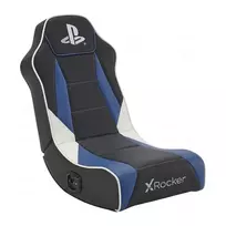 XROCKER Gaming Floor Chair Black PlayStation/2 Speakers