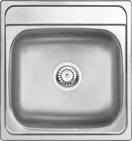DEANTE ZHM 3100 1-Bowl Granite Composite Kitchen Sink, Onyx Black, 530x500 mm
