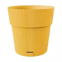 STEFANPLAST Ethica gėlių vazonas su padėklu Ø40x39cm Garstyčių geltonumo