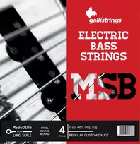 Galli MSB40105 Magnesium Steel Bass Guitar Strings 4-String Set .040-.105 Long Scale