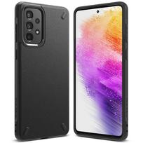 Dėklas telefonui Samsung Galaxy A73 Ringke Onyx, juodas