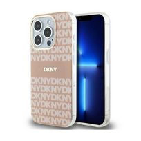 DKNY IML Mono & Stripe MagSafe dėklas iPhone 13 Pro / 13 - rožinė