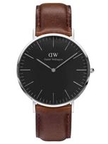 MOTERŲ LAIKRODIS DANIEL WELLINGTON Classic Black Sheffield Lady  DW00100131 (zw508d)
