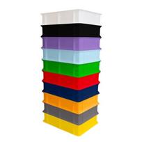 Dėžė plastikinė GENUS DEI 40x30x10 cm Žalia