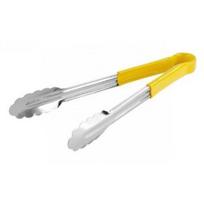 Žnyplės su plastikine geltona rankena 24 cm