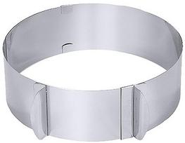 Žiedas tortams REGULIUOJAMAS 16,5-32 cm 6 cm