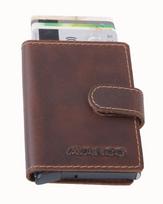 Kortelių dėklas AVANCO 487-36-08 RFID - Rudas