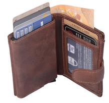 Kortelių dėklas AVANCO 486-48-08 RFID - Rudas