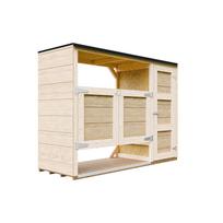 Sodo daiktadėžė Timbela M981A, 217 cm x 75 cm x 159 cm, 720 l, ruda sp.