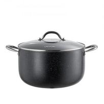 Aliuminis puodas LY-12QT 11,4 L 41x30x23,5 cm su stiklo dangčiu