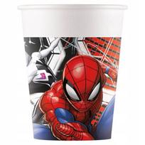 Vienkartiniai popieriniai puodeliai Spider-Man, 200 ml, 8 vnt.