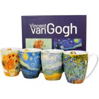 Porcelianiniai puodeliai 360 ml, Van Gogho motyvais