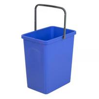Branq perdirbimo šiukšliadėžė su rankena, mėlyna, 10l
