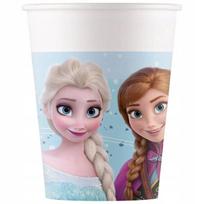 Vienkartiniai popieriniai puodeliai Ledo šalis Frozen Elsa, 200 ml, 8 vnt.
