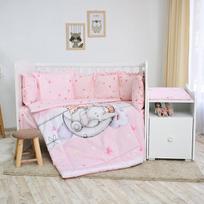 Patalynės komplektas kūdikiui Lorelli Trend Butterflies Pink, 70x110, 5 dalių