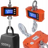 Elektroninės kabamosios svarstyklės HOOK, 1 t (1000 kg), LCD ekranas, nuotolinio valdymo pultas