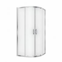 Dušo kabina TIVOLI 80x80cm Chromas Matinis stiklas