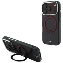 Case Mercedes Ring Stand Iconic Logo MagSafe for iPhone 18 Pro / 17 Pro burgundy