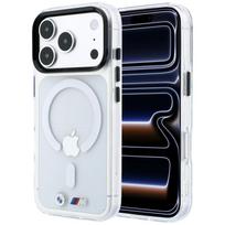 Case BMW M IML Glossy Metal Logo & Trims MagSafe for iPhone 18 Pro Max / 17 Pro Max transparent