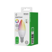 LED lemputė DELTACO SMART HOME, E14, RGB, WiFi, 4.9W / SH-LE14C37RGB02 / 1902596