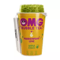 Arbatos gėrimas pasiflorų skonio su obuolių burbuliukais OMG, 270 ml