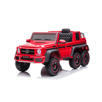 Vaikiškas elektromobilis HATIS “Mercedes-Benz G 63 AMG 6X6“, raudonas