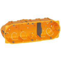 3 vietų dėžutė į gipsą Legrand 080043 (40mm)