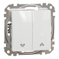 2 klavišų žaliuzių mygtukas Schneider Electric Sedna Design SDD111114 (10A, 250V, baltas)