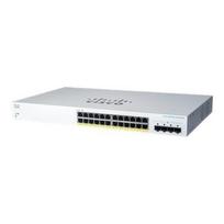 24 prievadų komutatorius Cisco CBS220-24P-4G-EU (Valdomas, 24x1Gb PoE, 4xSFP, L2, 256Gbps)