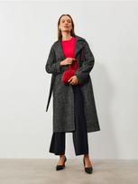 Sinsay - Wide leg kelnės su blizgiomis juostelėmis - juoda