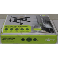 IŠPARDAVIMAS. Goobay TV wall mount Pro FULLMOTION (XL), Black | Goobay Wall mount | TV wall mount Pro FULLMOTION, XL | 43-100 " | Maximum weight (capacity) 60 kg | PAŽEISTA PAKUOTĖ AND TEMPLATE, SUBRĖŽTAS | Black | 49746SO