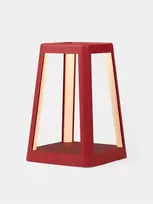 Lexon Lantern LED Lempa su belaidžiu įkrovikliu tamsiai raudona LH94DR