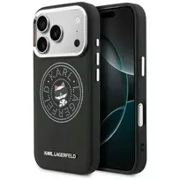KARL LAGERFELD Point & Choupette Sketch MagSafe Case for iPhone 17 Pro Max, Black