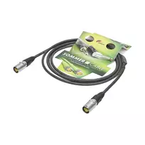 Sommer Cable SC-Mercator CAT.7 PUR tinklo kabelis, 8 x 0,14 mm², RJ45 – RJ45, NEUTRIK, juodos spalvos, 3 m (P7NE-0300-SW)