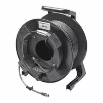 Sommer Cable SC-Vector PLUS 1.2/4.8 DZ vaizdo kabelis ant kabelio būgno, BNC kištukas – BNC kištukas, NEUTRIK, juodos spalvos, 50 m (DZGXG5000-SW-SW)
