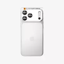 Spigen Optik Pro XL Glass EZ Fit Camera Protector, iPhone 17 Pro Max, sidabrinis