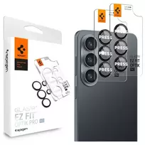 Spigen Optik Pro HD Glas.tR EZ Fit Camera Protector 2-Pack for Samsung Galaxy S26+ - Black