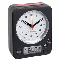 TFA Dostmann Combo mechaninis žadintuvas juodas-raudonas (60.1511.01)