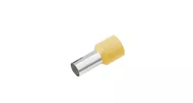 Cimco 187236 gnybtų įvorė 35 mm², dalinai izoliuota, smėlio spalvos (50 vnt. pakuotė)