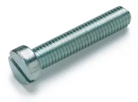 CIMCO 190862 cilindrinės galvutės varžtas M5 x 16 mm DIN 84a, cinkuotas, su įpjova