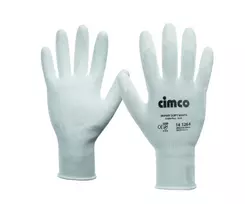 Cimco Skinny Soft apsauginės pirštinės, 10 dydis (L), baltos 141264