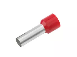 Cimco 187009 gnybtų įvorė 1 mm², dalinai izoliuota, raudona, 100 vnt.