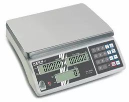 Kern CXB 30K2 skaičiuojančiosios svarstyklės, 30 kg x 2 g, nerūdijančio plieno platforma, RS-232, įkraunamas akumuliatorius