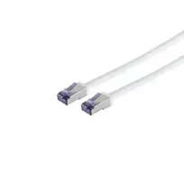 S Conn Maximum Connectivity Cat6a S/FTP komutacinis kabelis RJ45, 0,25 m, baltas