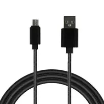 OEM data transfer and charging cable | USB-A to Micro USB | 12W | 1m | black