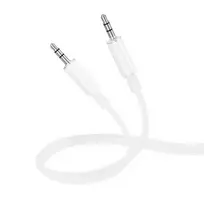 OEM Borofone Cable BL21 Lemon - 3.5mm jack to 3.5mm jack - 1 metre white