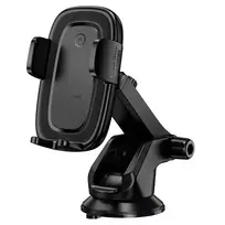 OEM Borofone BH223 Follower gravity car phone holder with suction cup 4.5–7.0" with 15W wireless charging black