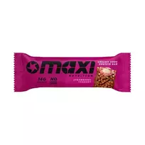 Baltyminis braškinio jogurto skonio batonėlis su pieniniu kremu  MAXINUTRITION, 45 g