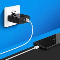Ugreen tinklo įkroviklis 2× USB-A 36 W QC3.0 juodas (CD161)